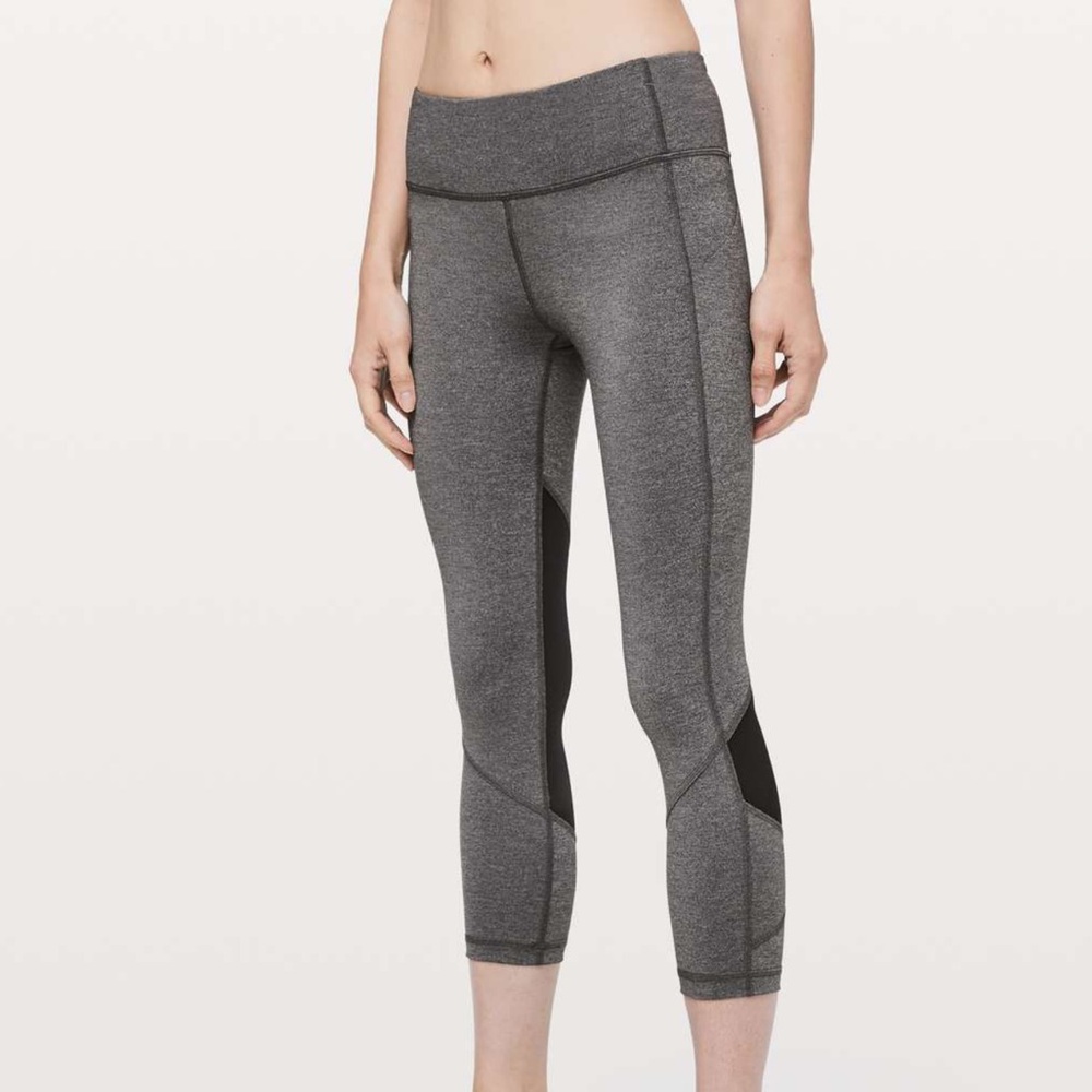 Lululemon Athletica Heathered Gray Leggings